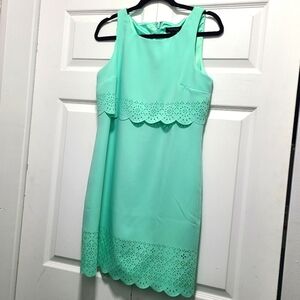 WHBM Mint Peplum Dress Size 6